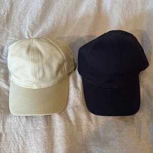 Lot of 2 New Oakley Range caps.  Flex fit L/XL.  Never worn.  Muted Oakley logo.